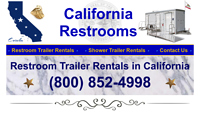 California Restroom Trailer Rentals